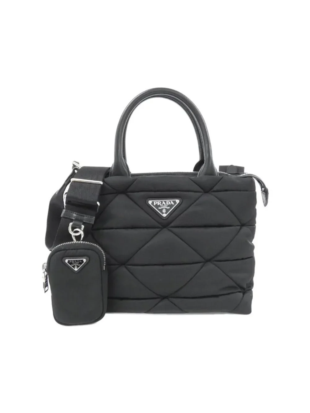 Prada Bag Handbag Silver